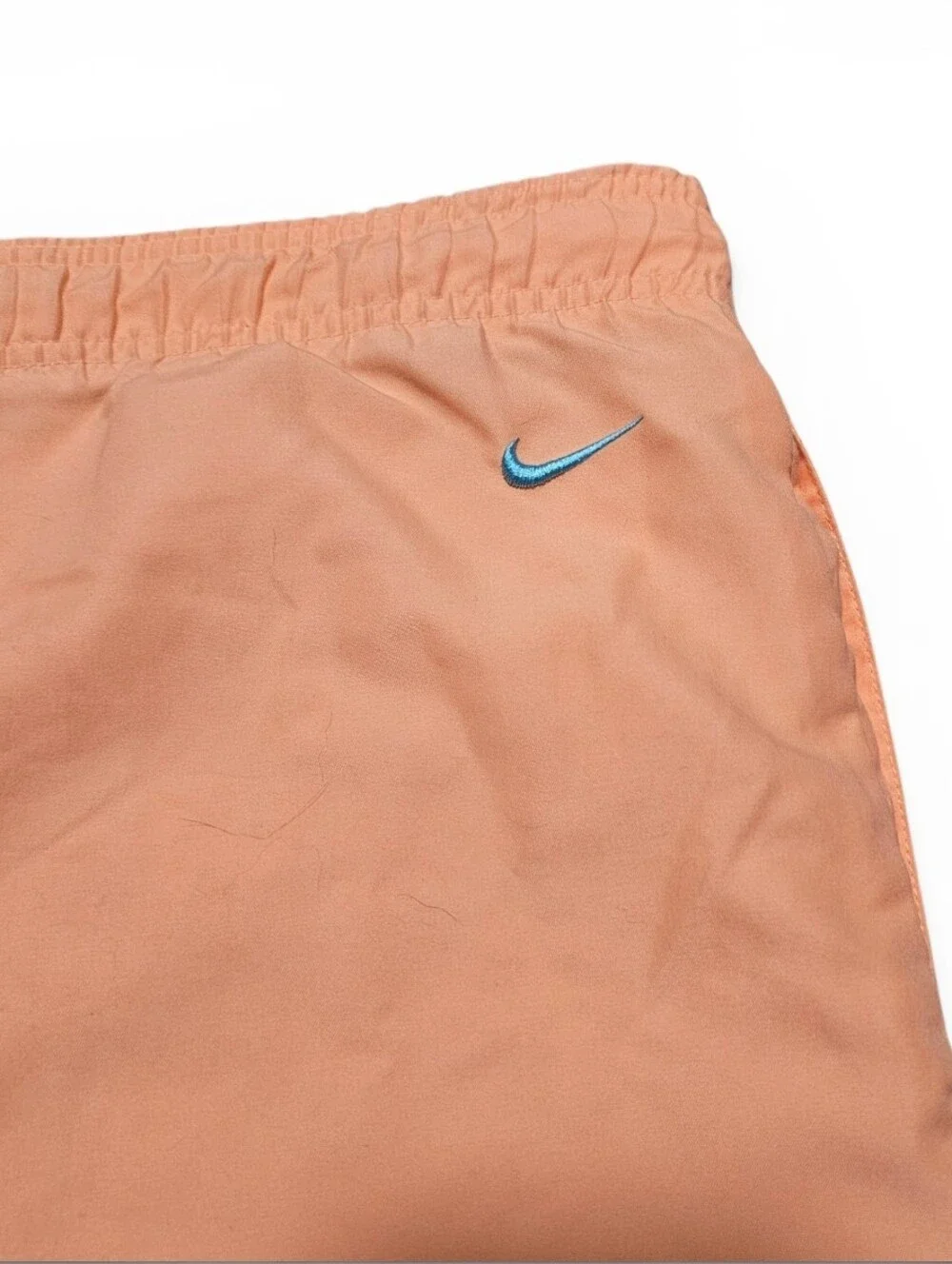 Nike Swim Trunks Men's Orange & Blue Drawstring Size XL